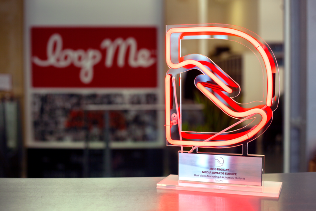 LoopMe wins ‘Best Video Marketing & Advertiser Platform’ at the Digiday Media Awards