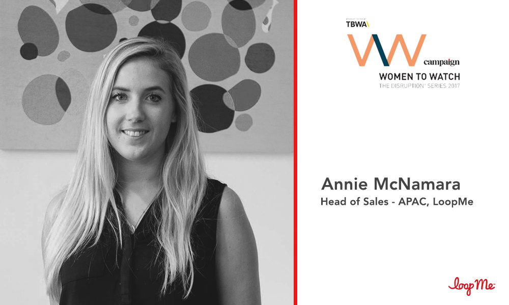 Annie McNamara features in Campaign Asia’s Women to Watch